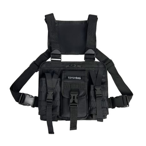 Нагрудная сумка TOYU BAG 6025 черная