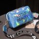 Жіноча голографічна сумка через плече дитяча сумка LITTLE BEAUTY синя блакитна