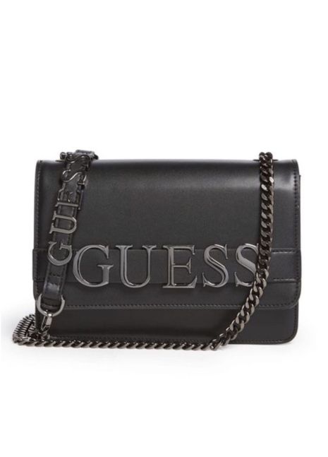 Женская сумка кросс-боди на цепочке Guess 19GF-329 черная