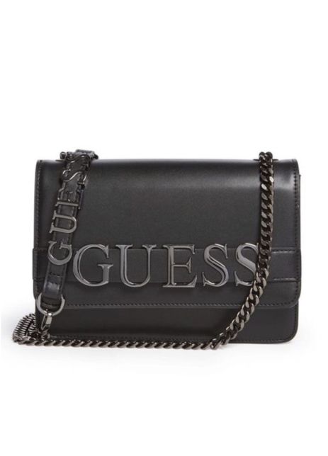 Женская сумка кросс-боди на цепочке Guess 19GF-329 черная Женская сумка кросс-боди на цепочке Guess 19GF-329 черная