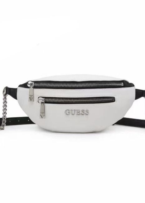 Женская бананка Guess SCARLETT GYM FANNY GS20925 поясная сумка белая