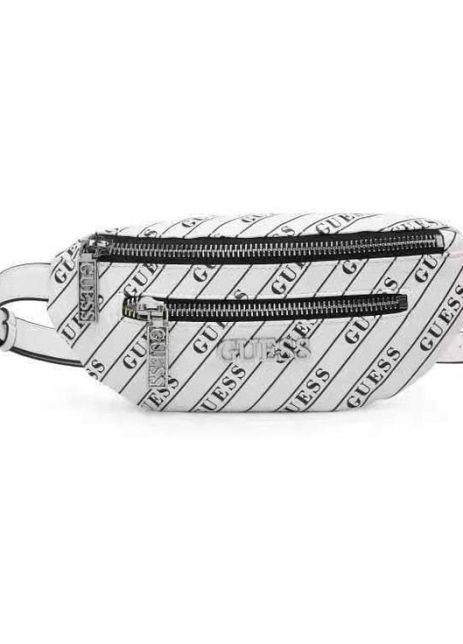 Женская бананка Guess SCARLETT GYM FANNY GS20926 поясная сумка белая