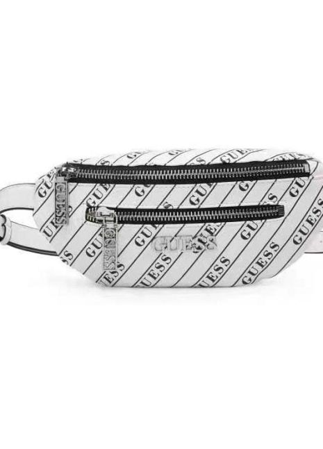 Женская бананка Guess SCARLETT GYM FANNY GS20926 поясная сумка белая