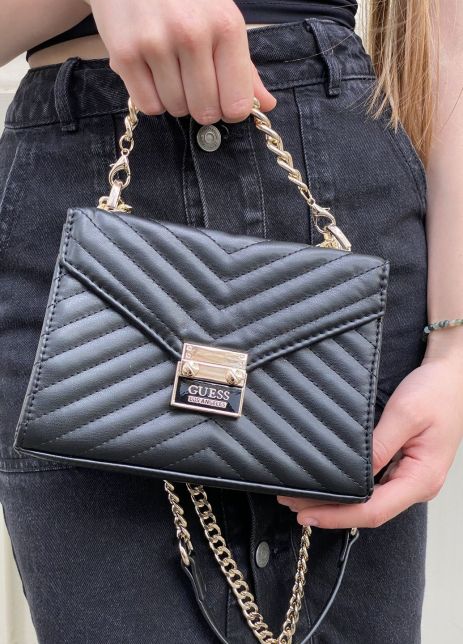 Женская сумка Guess кросс-боди черная