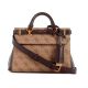 Женская сумка Guess 088 с двумя ручками бежевая
