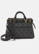 Женская сумка Guess 088 с двумя ручками серая
