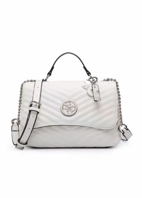Женская сумка Guess 004 кросс-боди белая