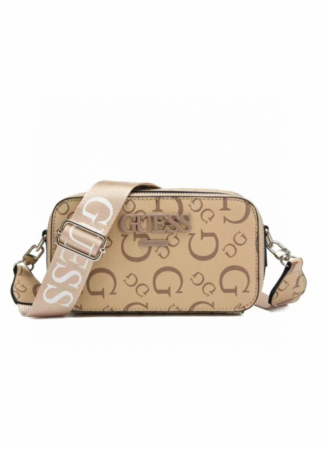 Жіноча сумка Guess 092 крос-боді прямокутна бежева