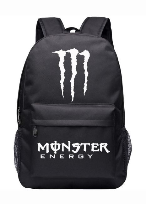 Фосфорний рюкзак Monster шкільний портфель чорний Фосфорний рюкзак Monster шкільний портфель чорний