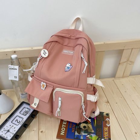 Рюкзак CHENGYIYUAN 3277 женский детский школьный портфель розовый