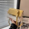 Жіноча класична сумка через плече крос-боді жовта Жіноча класична сумка через плече крос-боді жовта