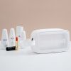 Женская косметичка органайзер WASHBAG SMALL с одной ручкой белая
