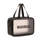 Женская косметичка органайзер WASHBAG BIG с двумя ручками черная Женская косметичка органайзер WASHBAG BIG с двумя ручками черная