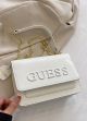 Женская сумка Guess кросс-боди на цепочке белая Женская сумка Guess кросс-боди на цепочке белая