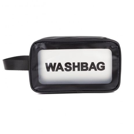 Женская косметичка органайзер WASHBAG SMALL с одной ручкой черная