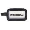Женская косметичка органайзер WASHBAG MEDIUM с одной ручкой черная