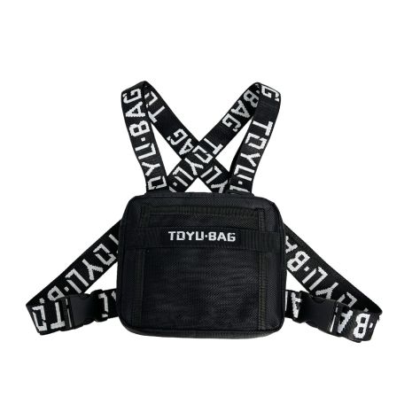 Нагрудная сумка 6017 TOYU BAG черная