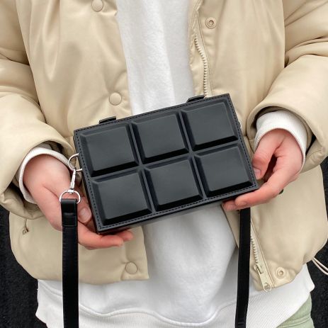 Сумка крос-боді прямокутна FILWHITE BAG чорна Сумка крос-боді прямокутна FILWHITE BAG чорна