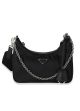 Женская сумка Prada 659 хобо черная Женская сумка Prada 659 хобо черная