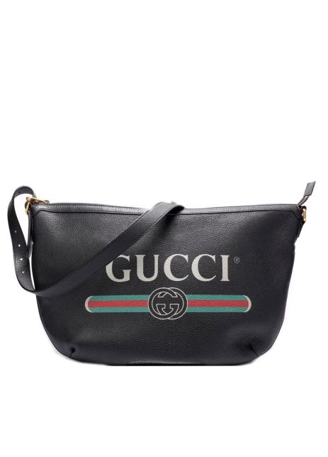 Сумка Gucci кросс-боди хобо большая черная Сумка Gucci кросс-боди хобо большая черная