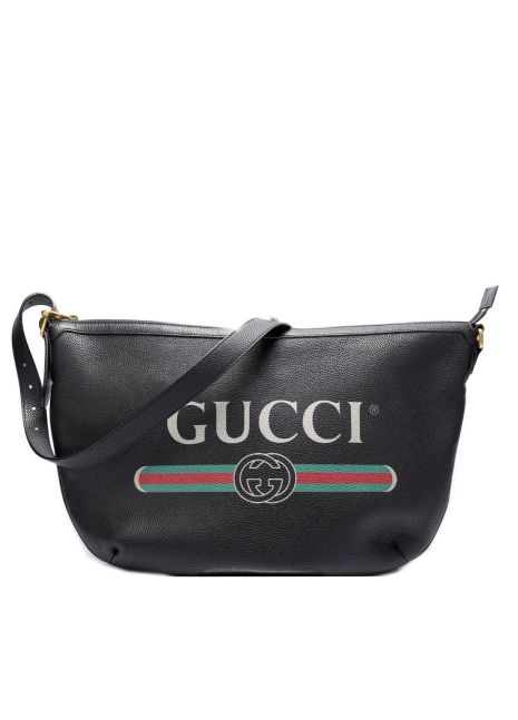 Сумка Gucci кросс-боди хобо большая черная