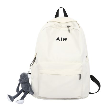 Рюкзак AIR 3296 мужской женский детский школьный портфель белый молочный