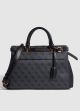 Женская сумка 089 Guess с двумя ручками серая