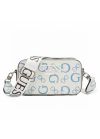 Женская сумка Guess 092 кросс-боди прямоугольная белая
