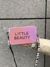Женская голографическая сумка кросс-боди через плечо LITTLE BEAUTY розовая Женская голографическая сумка кросс-боди через плечо LITTLE BEAUTY розовая