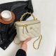 Женская сумка-косметичка Chanel 99103 бежевая