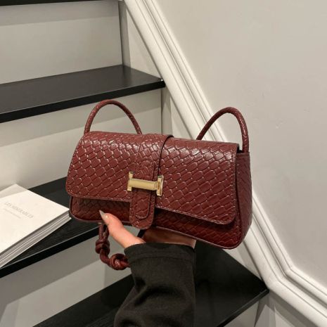 Жіноча сумка 7305 багет червона