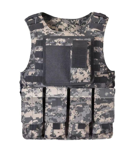 Жилет тактичний плитоноска MOLLE піксель