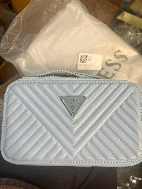 Жіноча сумка Guess 915 кросс-боди блакитна