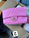Женская сумка Chanel 8838 кросс-боди темно-розовая Женская сумка Chanel 8838 кросс-боди темно-розовая