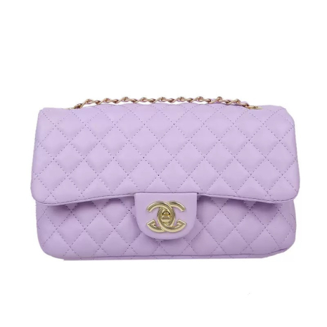 Жіноча сумка Chanel 8838 крос-боді фіолетова