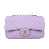 Женская сумка Chanel 8838 кросс-боди фиолетовая Женская сумка Chanel 8838 кросс-боди фиолетовая