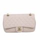 Женская сумка Chanel 8838 кросс-боди бежевая