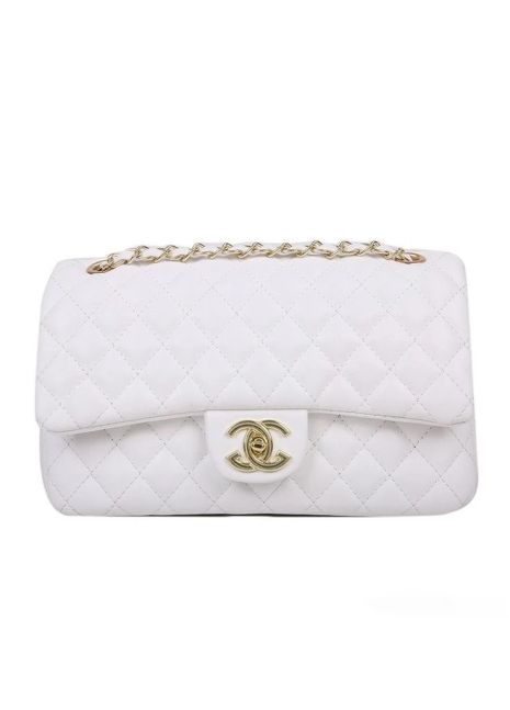 Жіноча сумка Chanel 8838 крос-боді біла
