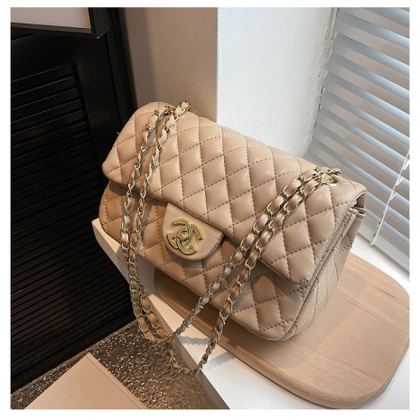 Жіноча сумка Chanel крос-боді 6816 бежева