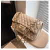 Женская сумка Chanel кросс-боди 6816 бежевая Женская сумка Chanel кросс-боди 6816 бежевая