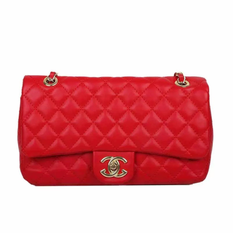 Жіноча сумка Chanel 8838 крос-боді червона