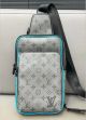 Мужская нагрудная сумка 41719 Louis Vuitton серая Мужская нагрудная сумка 41719 Louis Vuitton серая