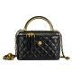 Женская сумка-косметичка большая 1251 Vanity Bag кросс-боди черная