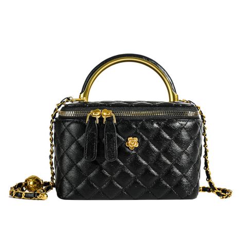 Женская сумка-косметичка большая 1251 Vanity Bag кросс-боди черная Женская сумка-косметичка большая 1251 Vanity Bag кросс-боди черная