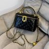 Женская сумка-косметичка 3088 Vanity Bag кросс-боди черная Женская сумка-косметичка 3088 Vanity Bag кросс-боди черная