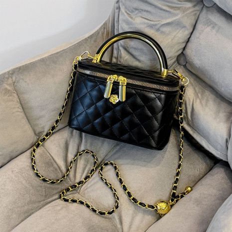 Женская сумка-косметичка 3088 Vanity Bag кросс-боди черная