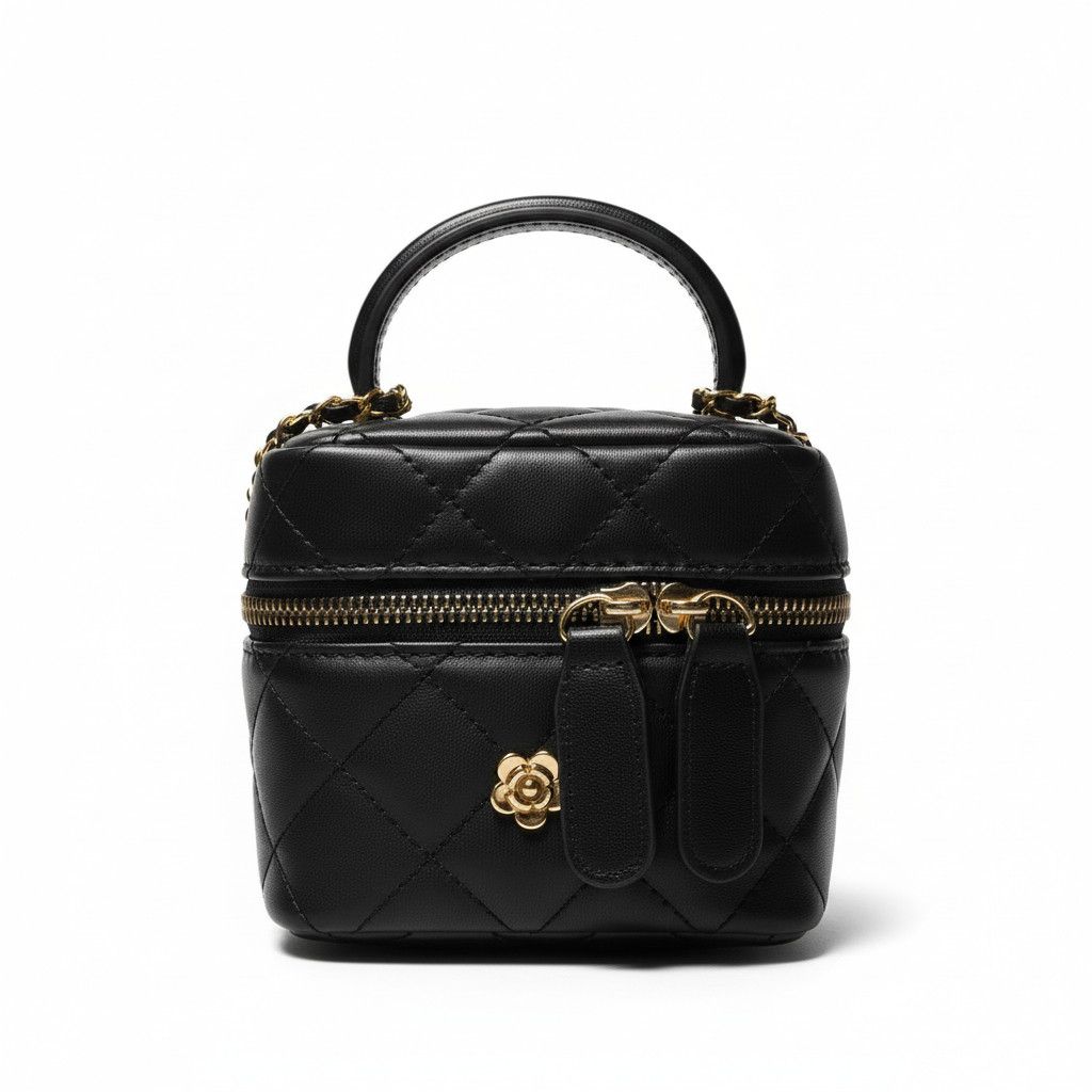 Женская сумка-косметичка маленькая 10660-SMALL Vanity Bag кросс-боди черная Женская сумка-косметичка маленькая 10660-SMALL Vanity Bag кросс-боди черная