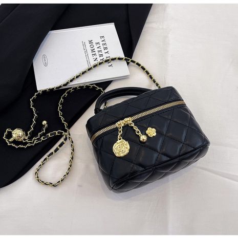 Женская сумка-косметичка 18205 Vanity Bag кросс-боди черная