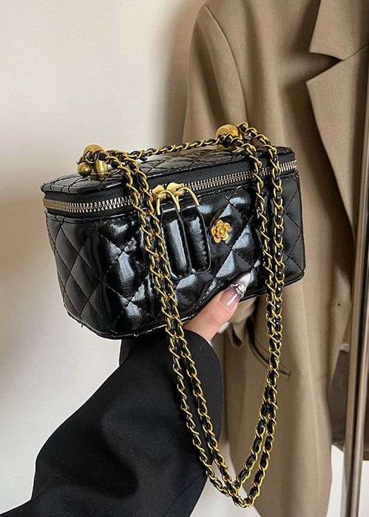 Женская сумка-косметичка 6050 Vanity Bag кросс-боди черная Женская сумка-косметичка 6050 Vanity Bag кросс-боди черная