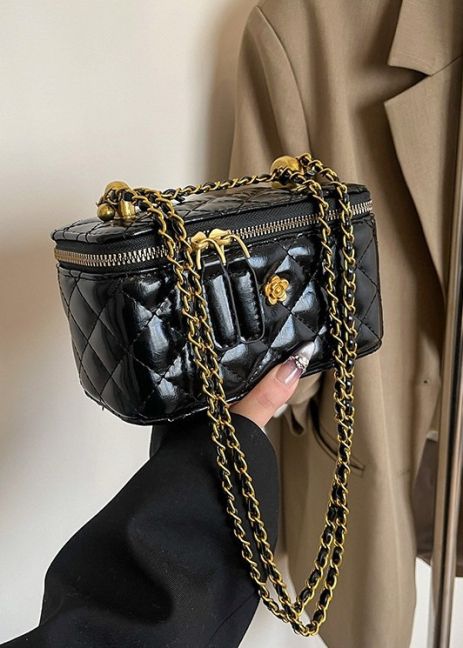 Женская сумка-косметичка 6050 Vanity Bag кросс-боди черная Женская сумка-косметичка 6050 Vanity Bag кросс-боди черная